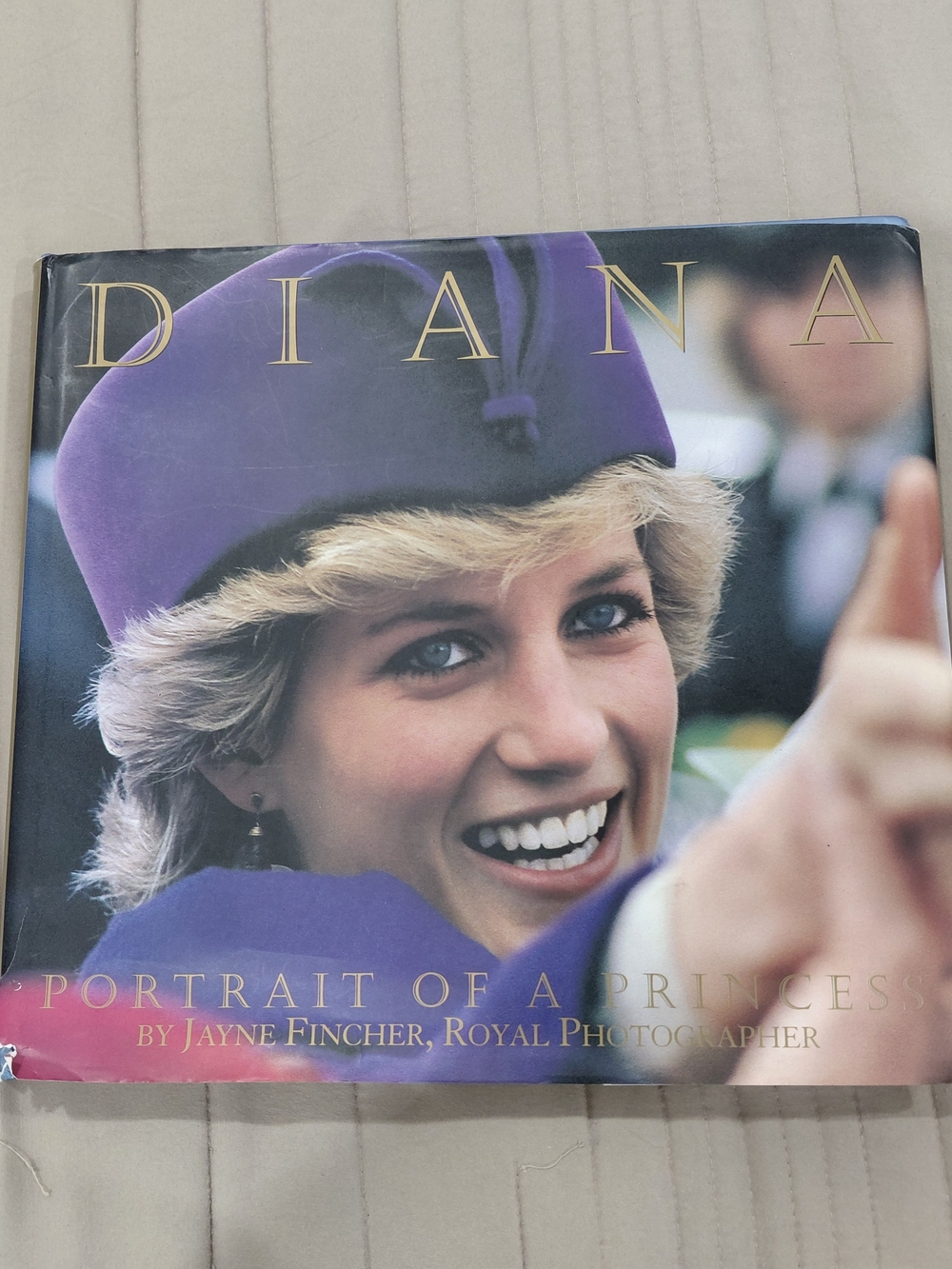 Diana Portrait of a Princess - Purple Hardcover Photo Book